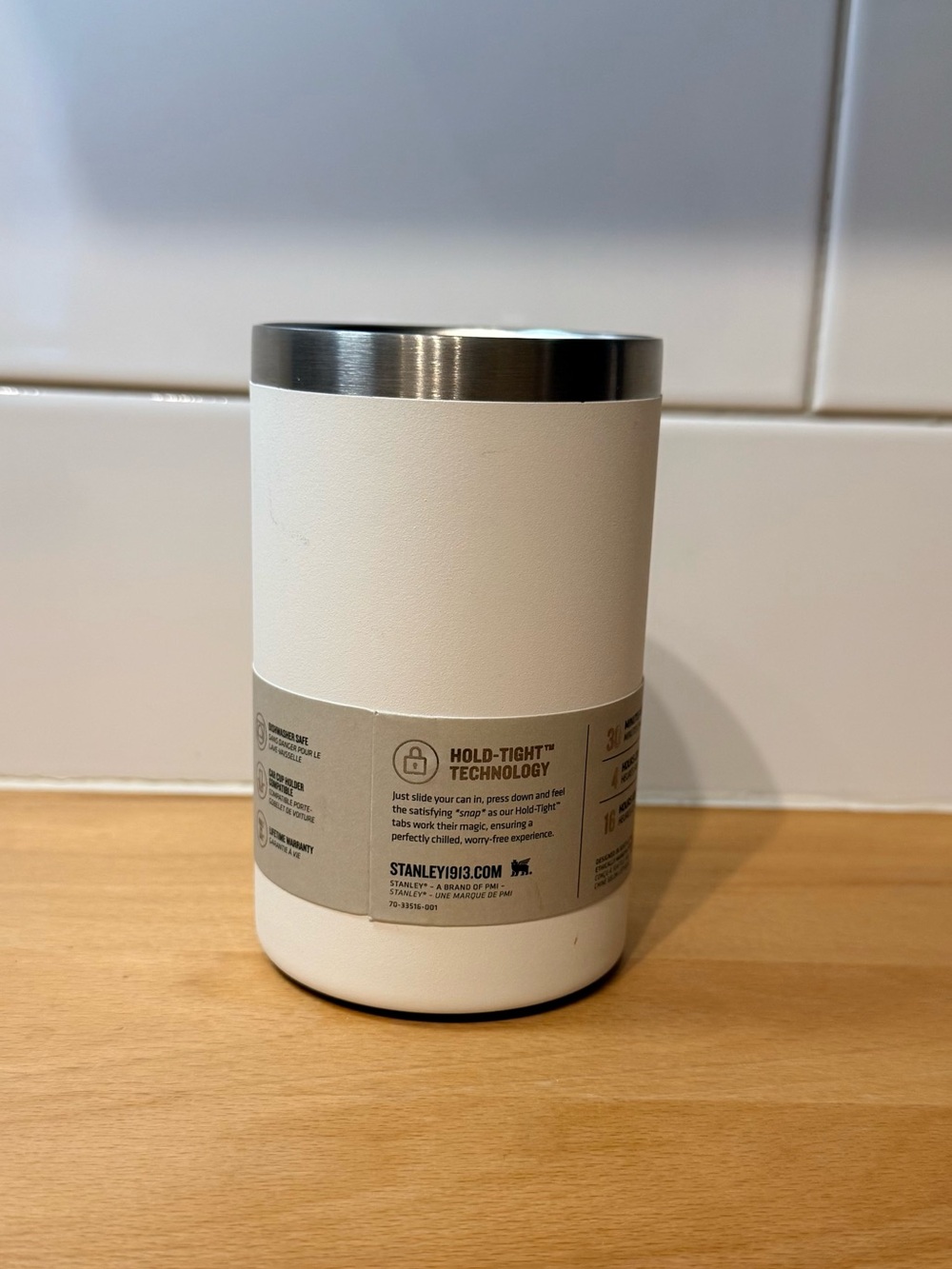 Stanley Everyday Can Cooler Cup | 10 OZ | White | NWT - Picture 4 of 6